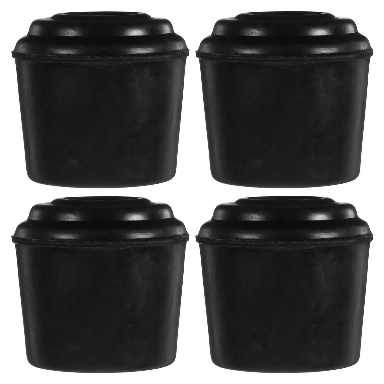 

4 pcs Rubber Chair Leg Caps Durable Floor Protectors For Tables Chairs Antislip Reusable Covers Tips Glides End Caps For Carpet