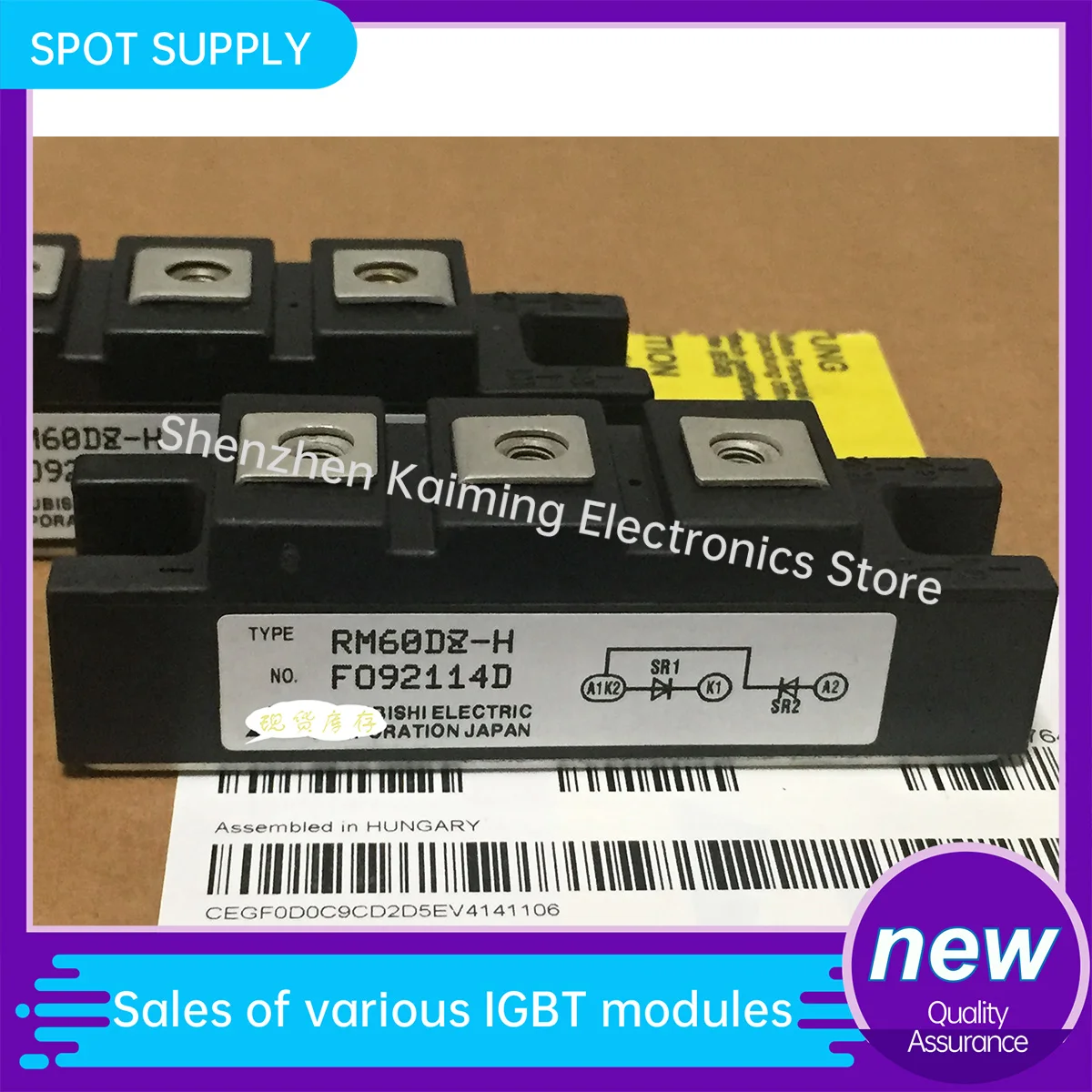 

NEW Original IGBT MODULE RM30DZ-H RM60DZ-H RM100DZ-H RM150DZ-2H RM200DZ-H TM90DZ-HIGBT NEW AND ORIGINAL MODULE In Stock