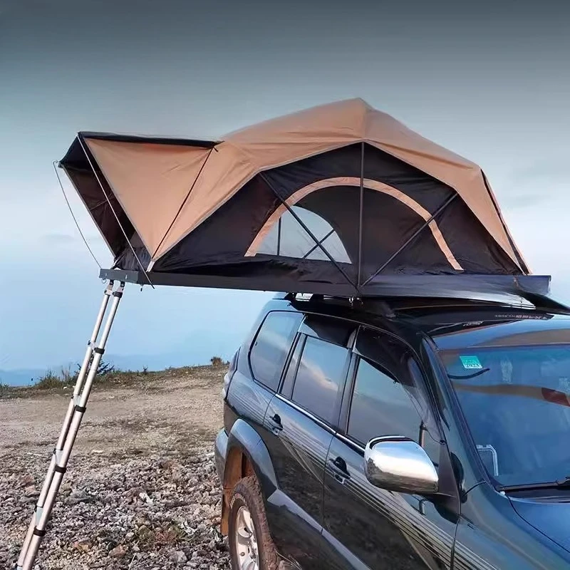 

All aluminum alloy hard shell ultra thin roof tent, off road vehicle, camping tent