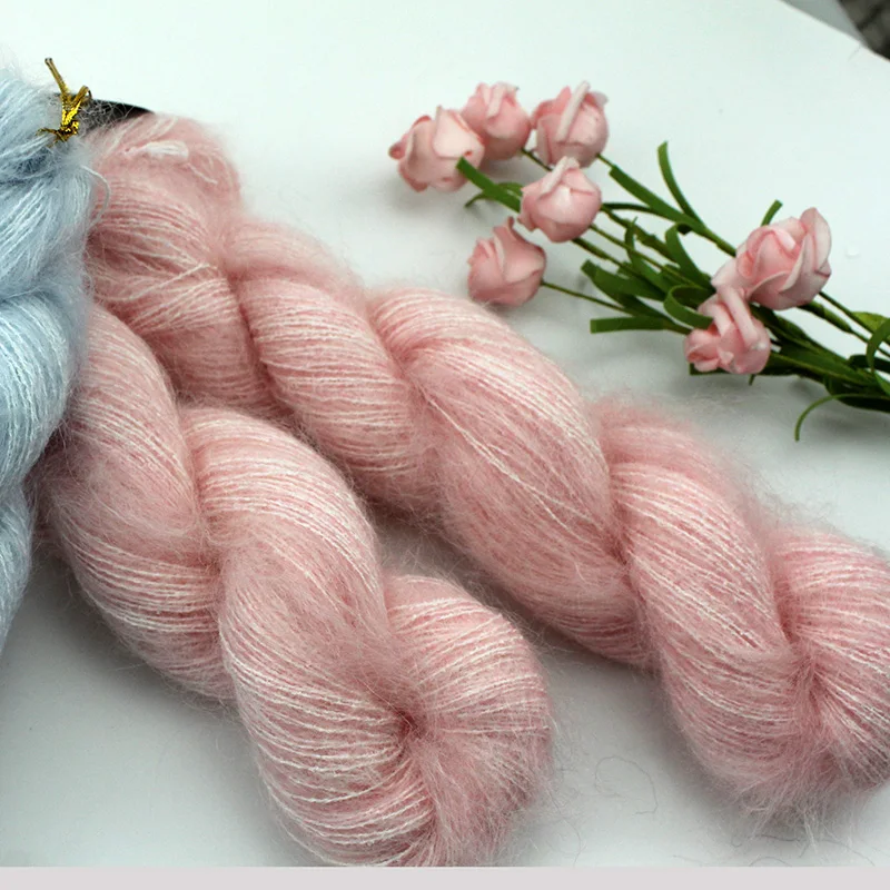 50g Hank Mohair Cotton Yarn For Hand Knitting Crochet Soft DIY Sweater scarf Thread