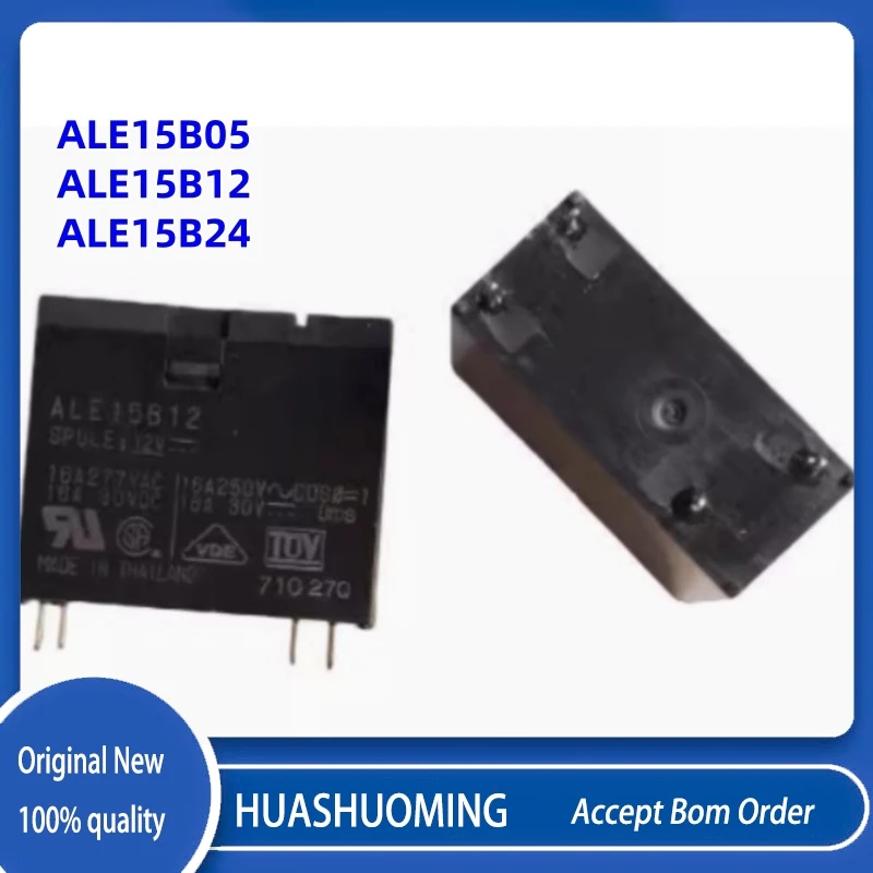 NEW 5PCS/LoT   ALE15B05 5VDC  ALE15B12  12V  ALE15B24 24VDC  4PIN 16A 5V  24V