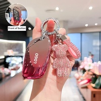 Gradient TPU Car Key Case Cover Holder Shell Fob For MG 4 2023 MG4 EV EHS HS GT ZS EZS ZX MG5 MG6 Auto Remote Accessories
