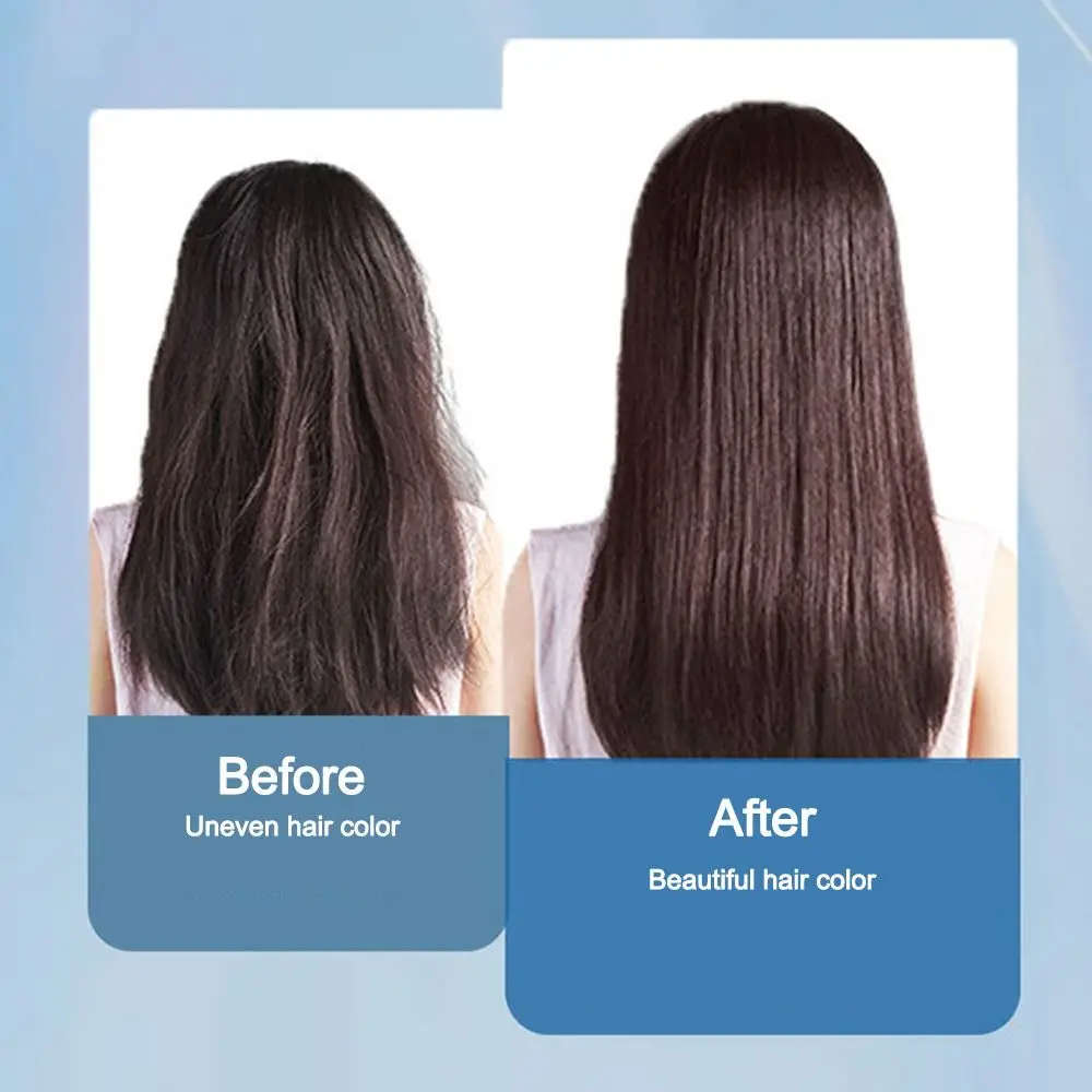 500ml Caviar Protein Hair Dye Smoothing Nourishing Hair Dye Shampoo Gray White Hair Color Treatment Plant Haircoloring Cream