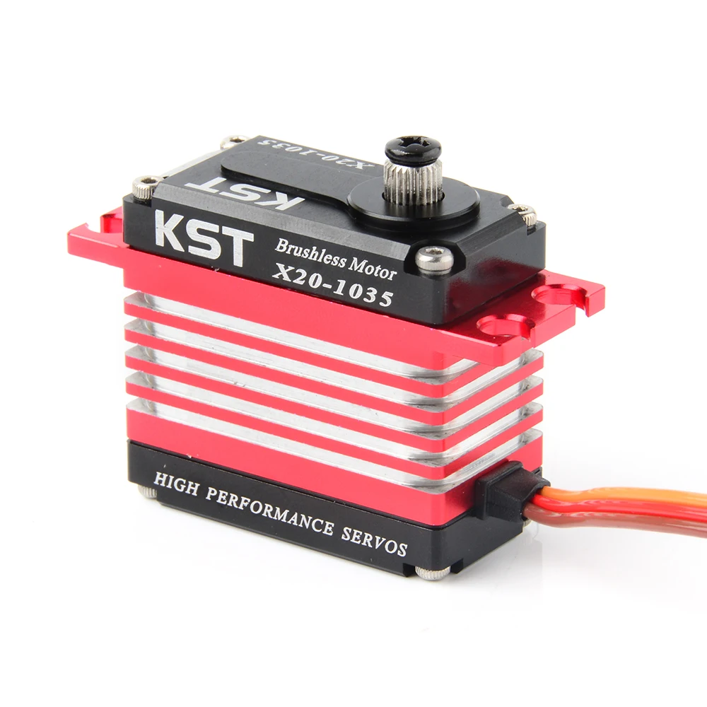 2026 Kst X20-1035 محرك سيرفو بدون فرش تيار مستمر 12 كجم. سم 0.030 ثانية Rc نموذج ذيل تروس معدني رقمي لفئة 500 -800 Rc Par #3