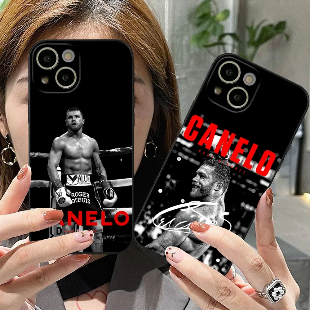 SAUL CANELO ALVAREZ ART Phone Case For iphone 15 14 11 12 13 Pro 11 14 13 Pro Max X XR XS MAX 7 8 plus 14 15 plus 2020 se Covers