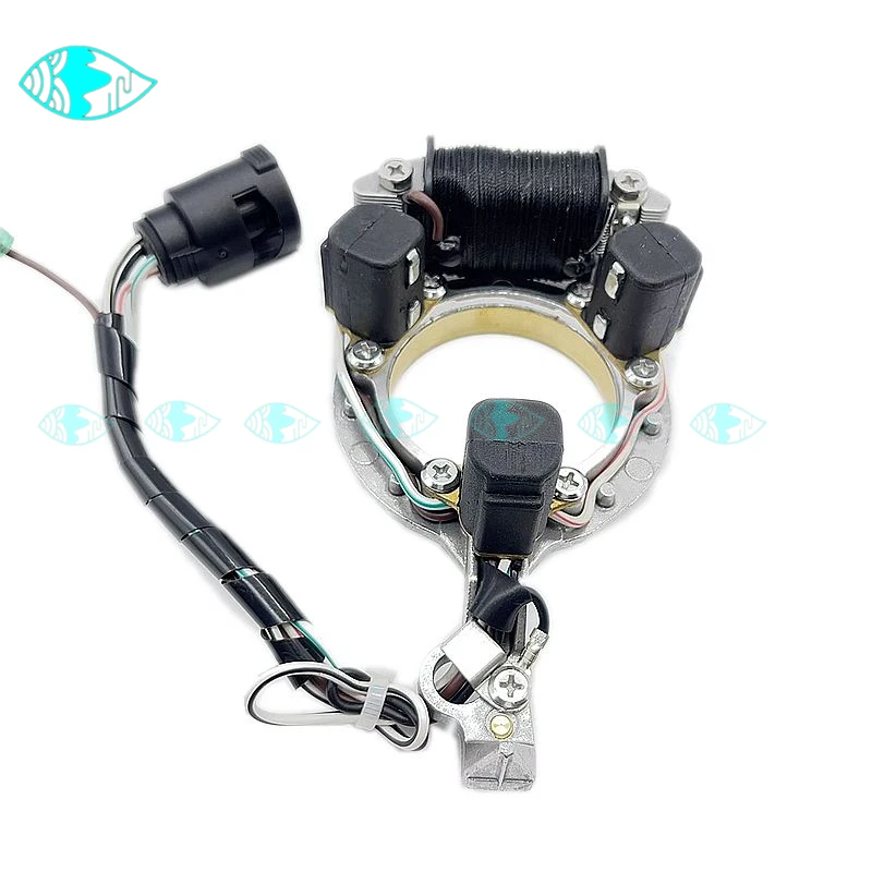 6H3-85510-A0 Stator Assembly for Yamaha Outboard Motor 60HP 70HP, Pulser Coil Assy,K50 /60F/P60/E60H/ 70B/70E,Strip Aluminum