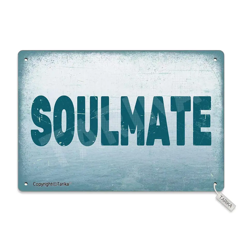 Soulmate 8x12 дюймов Железный винтажный вид украшения поделки знак для дома кухни ванной фермы сада гаража вдохновляющие цитаты Wa