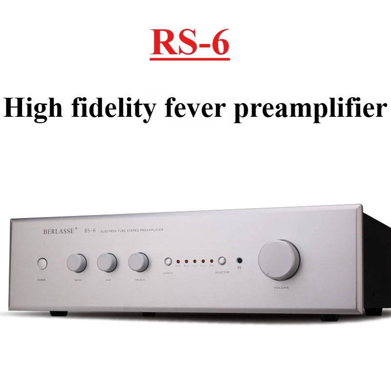 

BERLASS RS-6 fever tube preamplifier, high fidelity hifi audio amplifier, with remote control suitable for home use