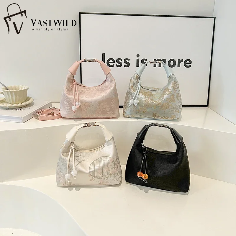 

Design Chinese Style Small Crossbody Bags for Women 2025 Luxury Designer Sweet Fashion Handbags and Purses Shoulder Bag
