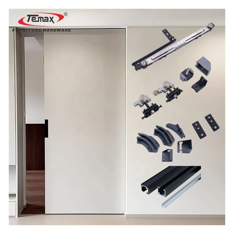 STLF Flush Sliding Door System Trackless Sliding Doors Interior Push Door Bus Mobile Folding Door Mechanism