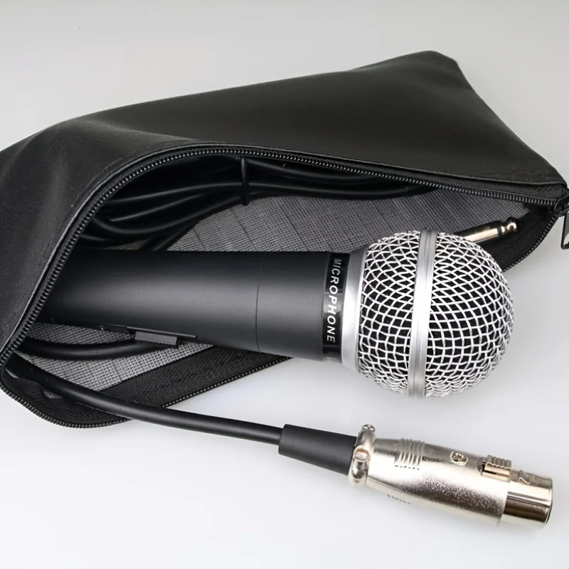 Metal SM58 Cardioid Dynamic Microphone For Stage Singing Professional Wired Handheld Microphone for Karaoke BBOX Recording Vocal