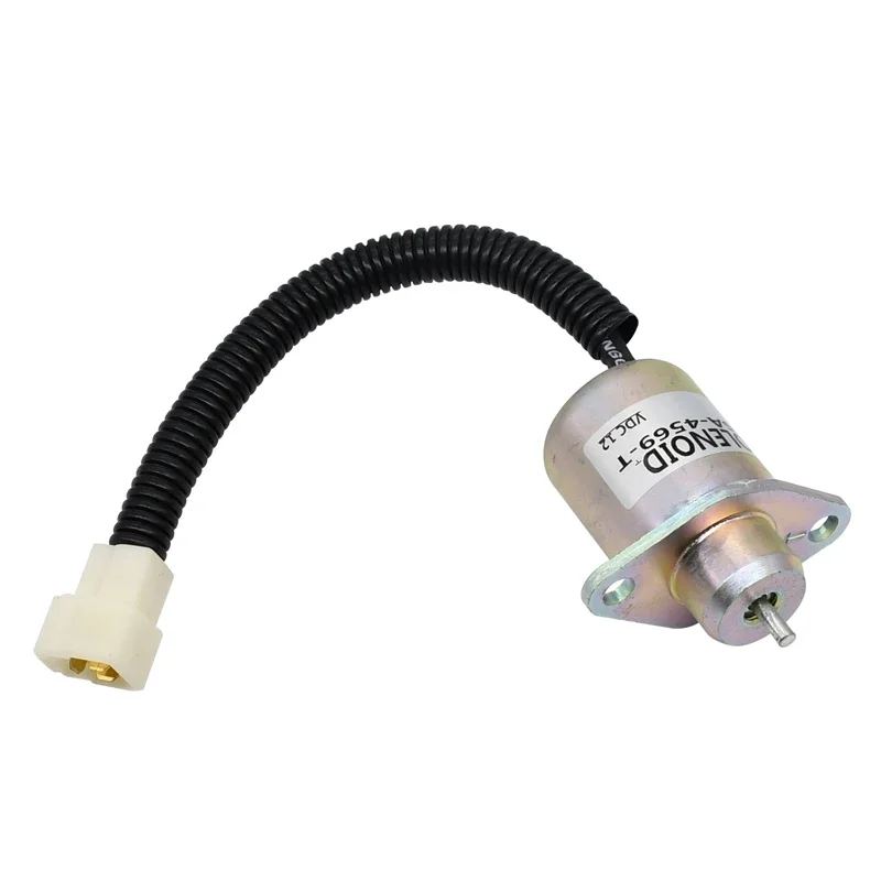 067614-027 12V Fuel Shut Off Solenoid 067614027 Compatible with Upright Lift LX50RT Compatible with Kubota Engine D1105