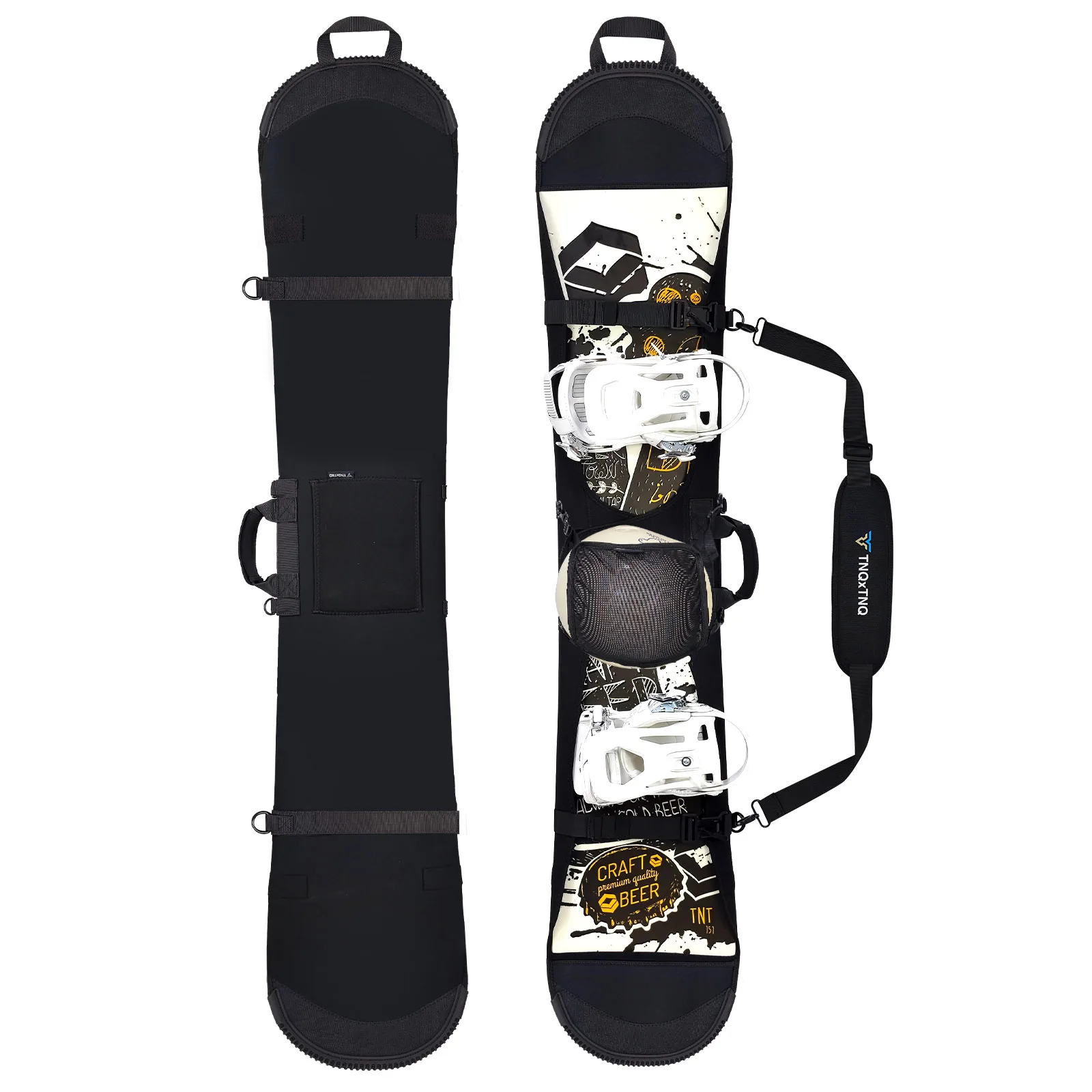 Black cool skis with multiple specifications and 360 ° all-round protection