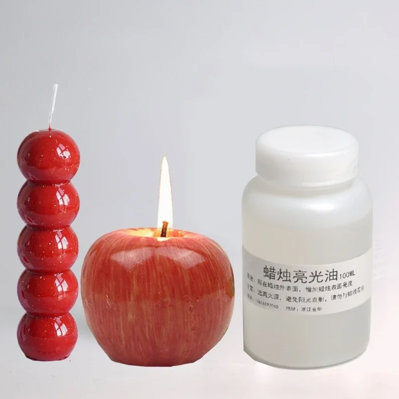 100ml Aromatherapy Candle Surface Brightener Light Bright/Matte Handmade Candle Making Auxiliary Material Is Not Flame Retardant