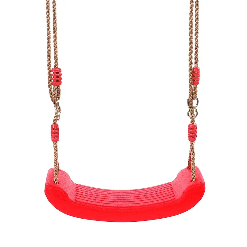 Columpio de juguete para interiores y exteriores para niños, tablero curvo de arcoíris, silla colgante, estilo asiento, cuerdas ajustables en altura, juguete volador, ocio en el jardín