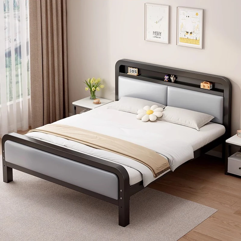 &Bedroom Bunk Bed Queen Luxury Loft Children Sun Space Saving Metal Sleeping Platform Sex Safe Camas De Casal Home Furniture