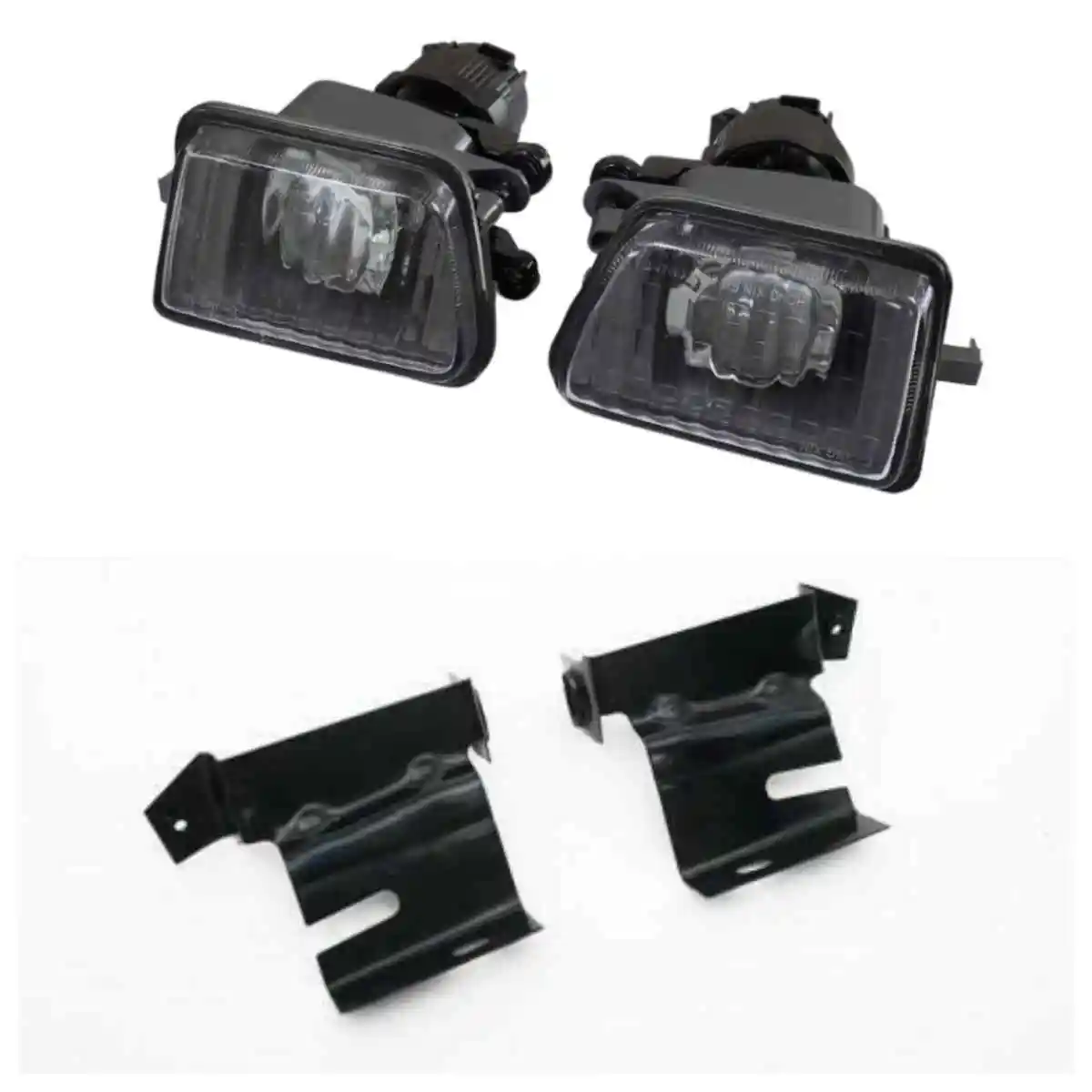 

Front Fog Light Clear Glass Lens With Bracket For VW Golf Jetta MK2 Big Bumper