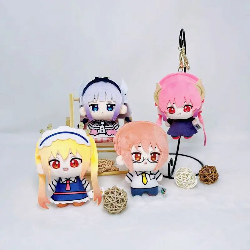 New Anime Miss Kobayashis Dragon Maid Plush Doll Toy 30CM Cartoon Cute Soft Kanna Tohru Periphery Hug Pillow Room Decoration