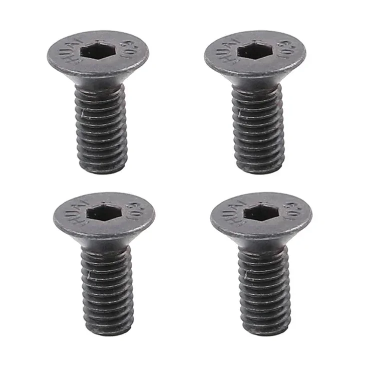 Heavy Duty MTB Bike Lock Shoe Cleat Bolts Set of 8 Selflocking Pedal Screws for Han and Other For Lock Shoes