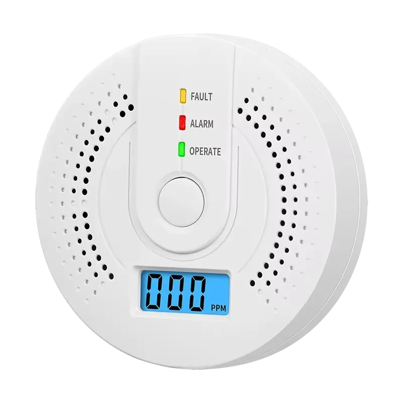 Independent CO Alarm Sensor Carbon Monoxide Alarm Detector High Sensitive Warning LCD Display CO Alarm With UL2034