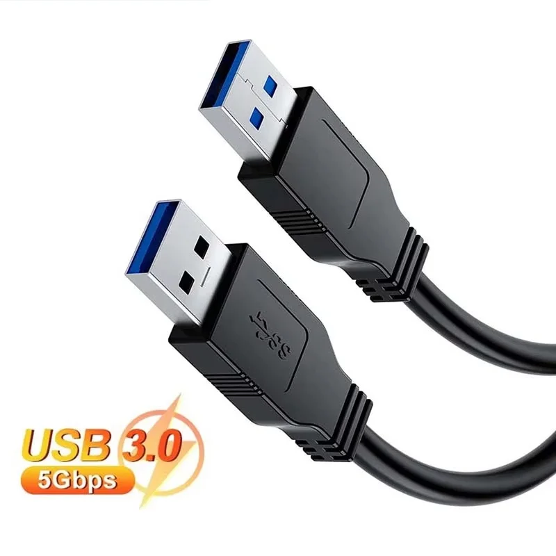 0.5m/1m/1.5m USB 2.0 A Male to A Male Data Sync Charger Extension Cable Cord USB Cables For USB Date Transmission Extender Cord