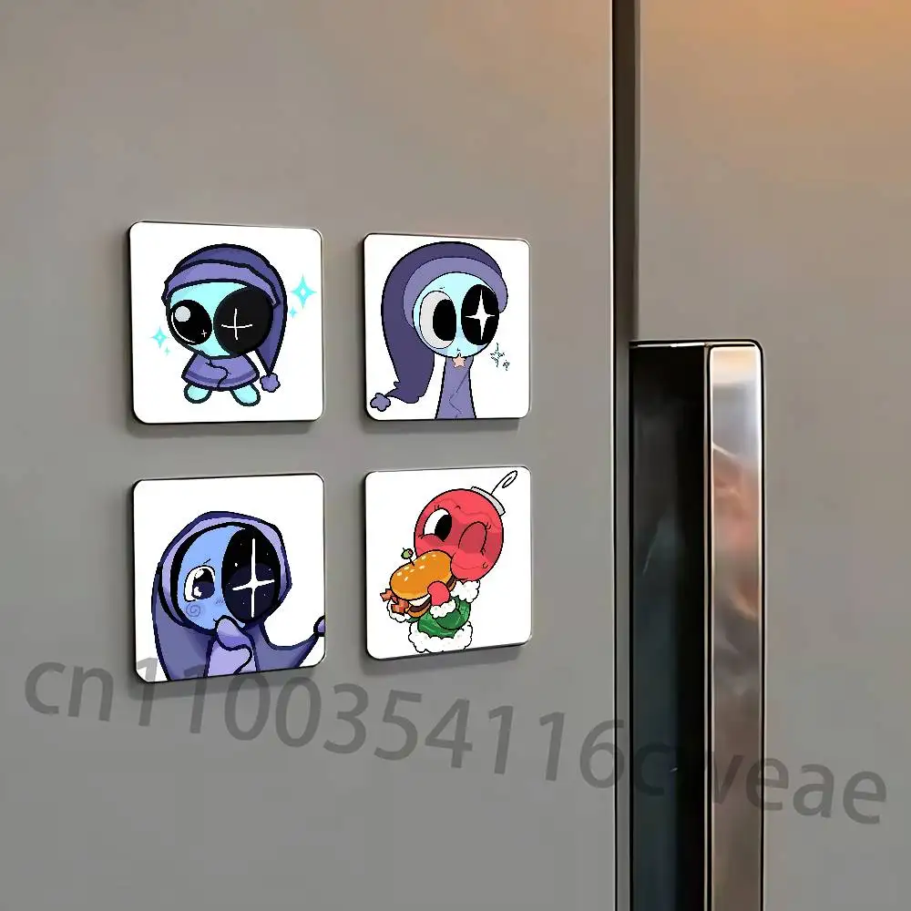 Funny Astro Bobette Pebble Sprout Fridge Magnets Refrigerator Card Kitchen Metal Icebox Cabinet Magnetic Cards