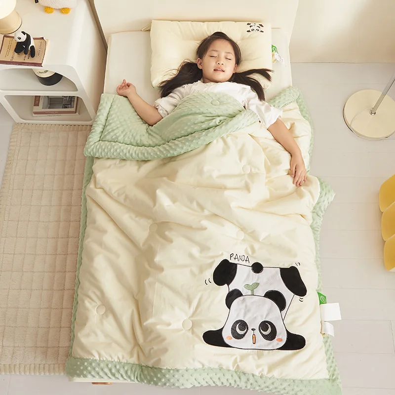 

Class a Kindergarten Duvet Bean Velvet Autumn and Winter Soybean Synthetic Quilt Cotton Bean Quilt