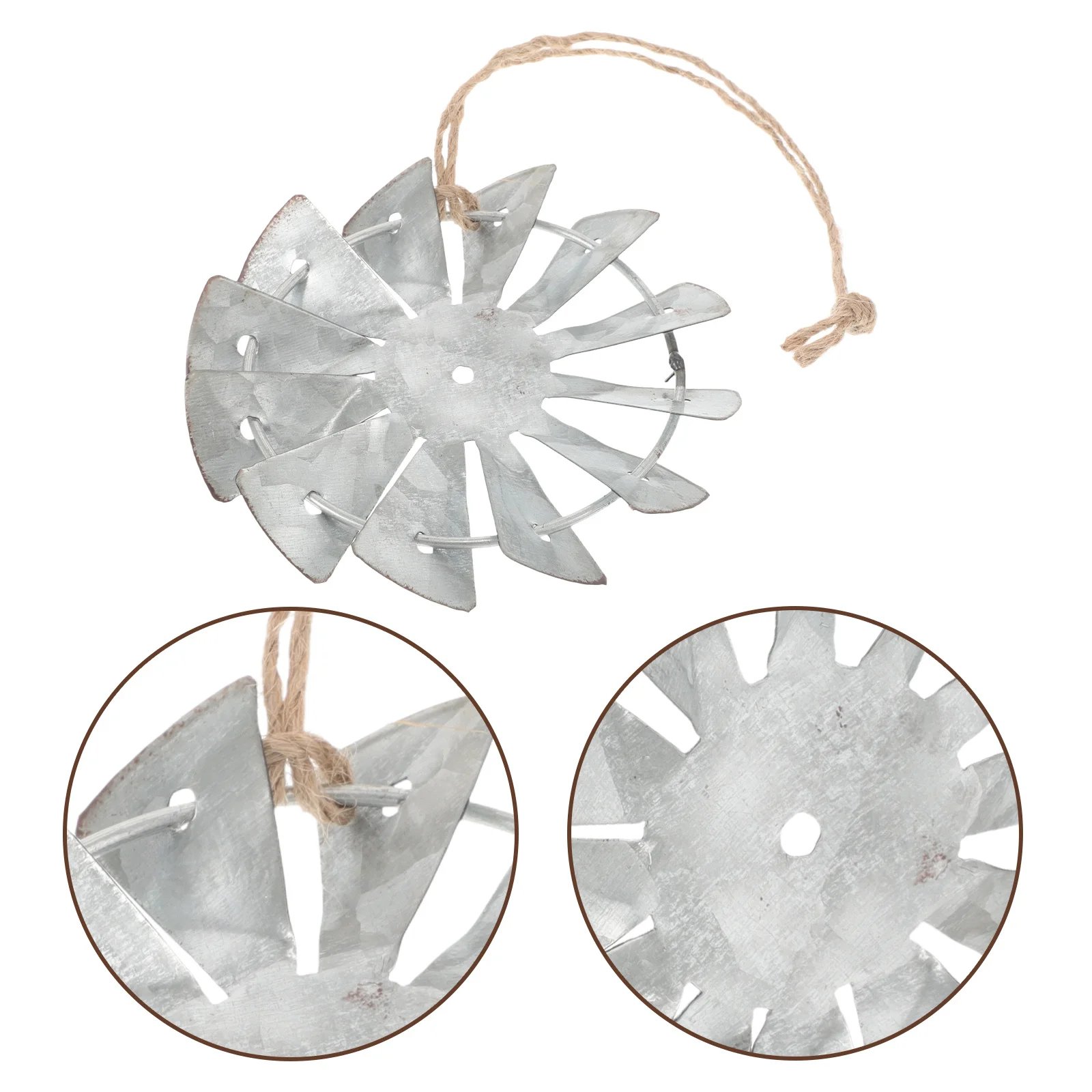 

Rustic Farmhouse Iron Wall Decor Metal Windmill Hanging Sculpture for Living Room Kitchen Bedroom Metal Windmill Wall Decor