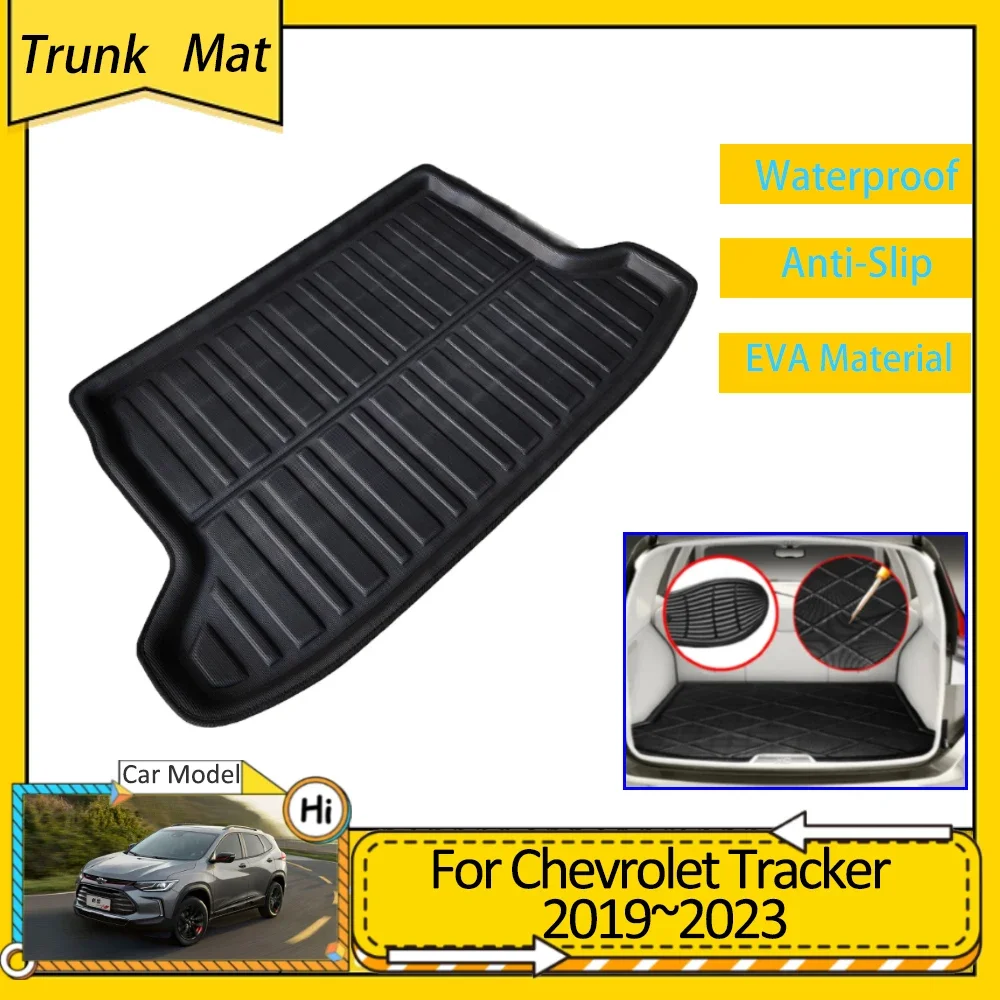 

Car Trunk Mat for Chevrolet Tracker 2019 2020 2021 2022 2023 Accsesories Luggage FLoor Boot Protective Pad EVA Waterproof Carpet