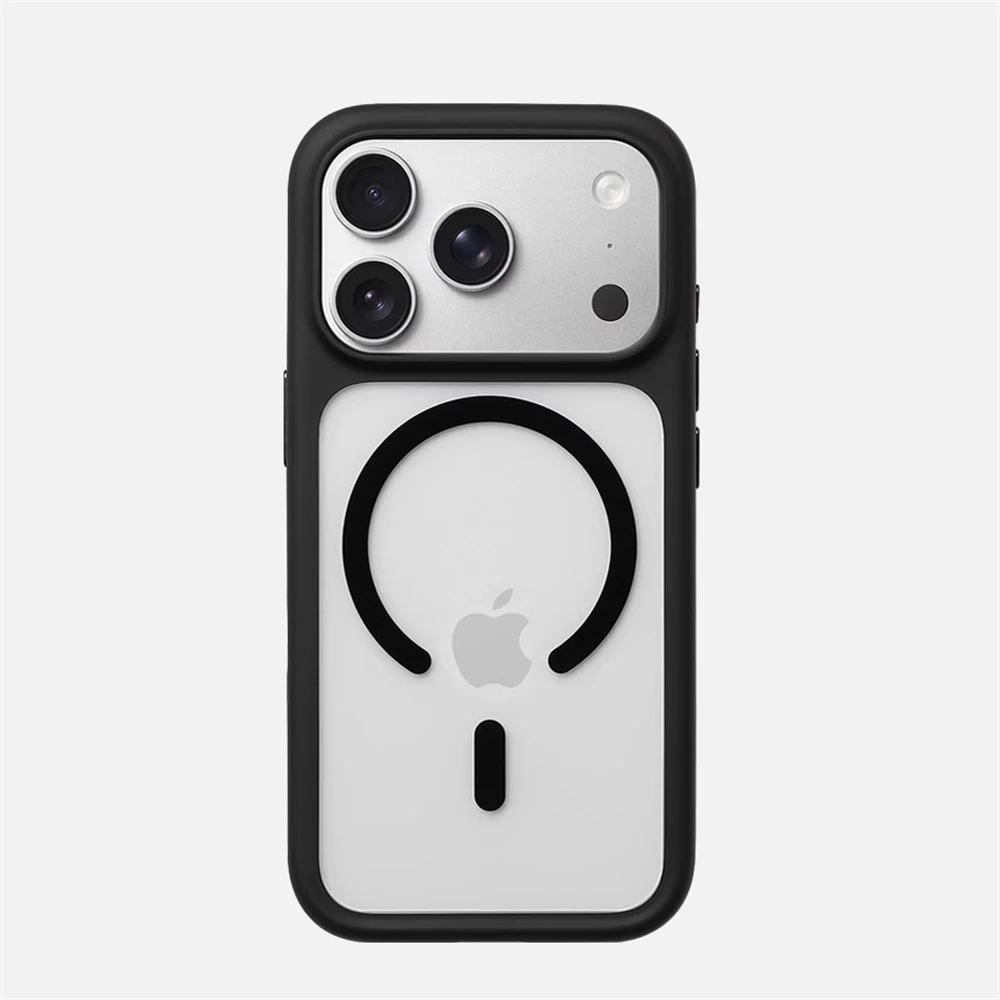 Luxuriöse Transparente Magnetische Schutzhülle für iPhone 18 17 16 Pro Max für Magsafe Kabelloses Laden Stoßfeste Klare Hartschale – Detail 7