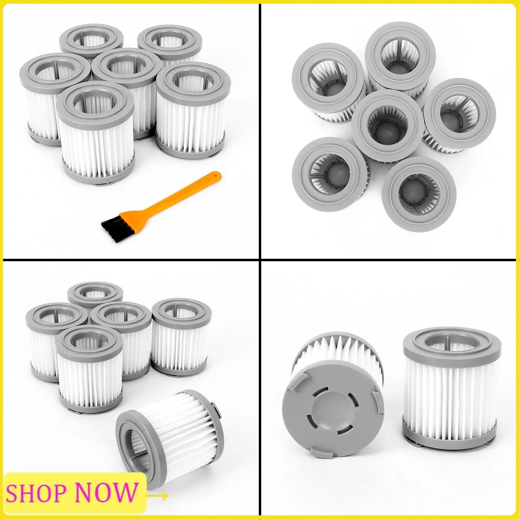

Especial 7Pcs HEPA Filter For JIMMY JV51/53 Handheld Cordless Vacuum Cleaner HEPA Filter Gray Replacement Filter