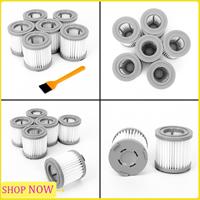Especial 7Pcs HEPA Filter For JIMMY JV51/53 Handheld Cordless Vacuum Cleaner HEPA Filter Gray Replacement Filter