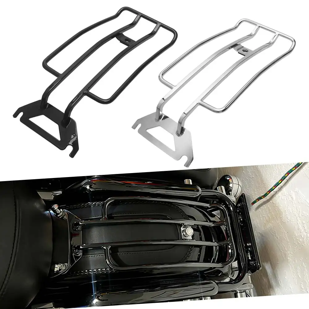 

Rear Luggage Rack Carrier For Harley Touring Road Electra Glide Standard Road King Classic 1998-2008 Motorcycle Support Holder