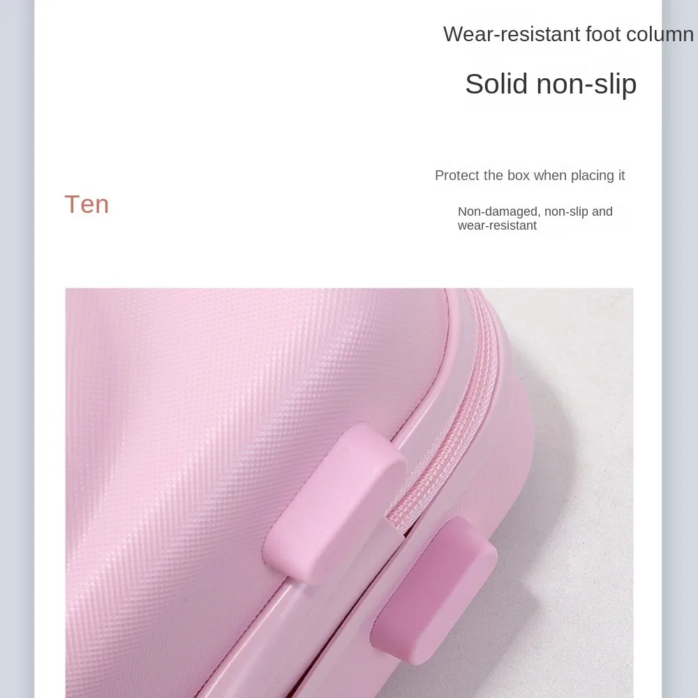14 Inch ABS Hand Carry Suitcase High Quality Waterproof Mini Storage Bag Portable Kids Luggage Box Makeup Box Wedding Gift Box