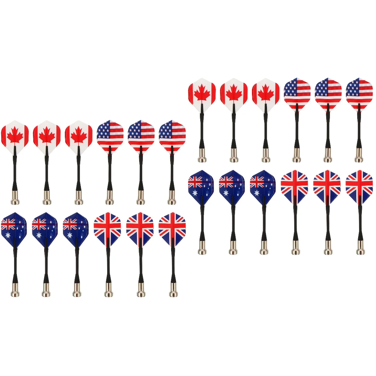 

Set of 2 Flag Target Game Toys Outdoor Reusable Magnetic Safety Plastic Wing