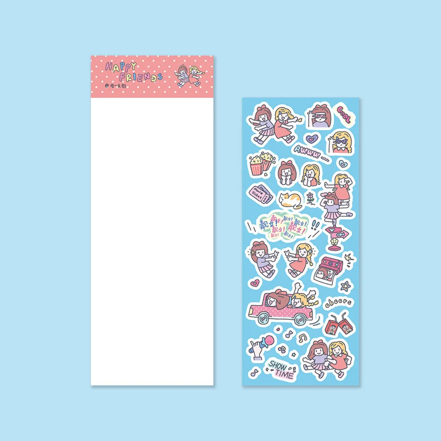 1/3 قطعة KeYi الأصلي الدوبامين الفتاة المحلية الأصلية Guka ملصقات DIY حساب المواد ملصقات الزخرفية #3