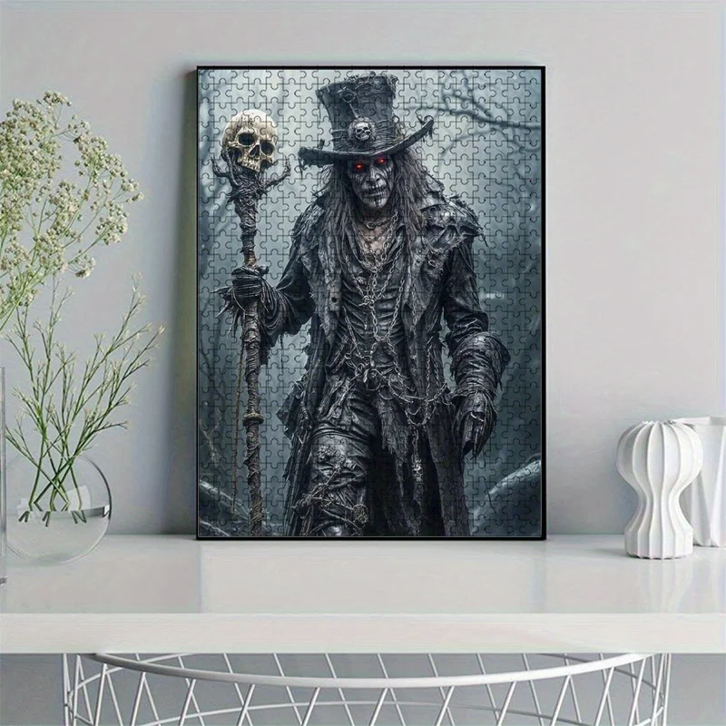 [1000 قطعة من لغز كاهن الفودو] 1000 قطعة من لغز كاهن الفودو - قوطي خيالي داكن، ألوان مختلطة نابضة بالحياة، سيارة مقاومة للخدش