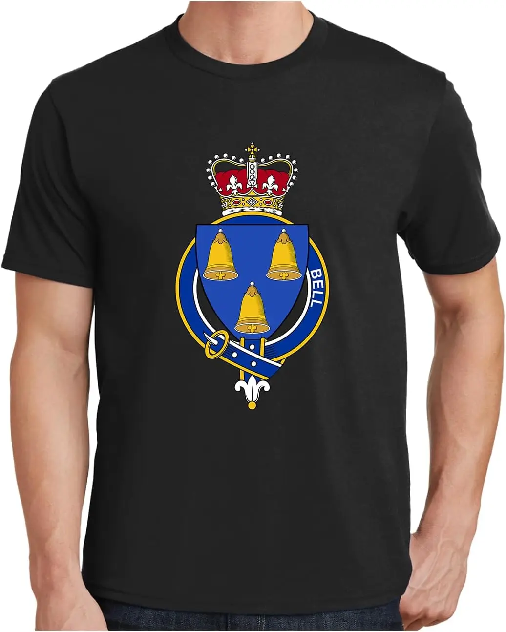 Men's Scottish Garter Family Bell T-Shirt