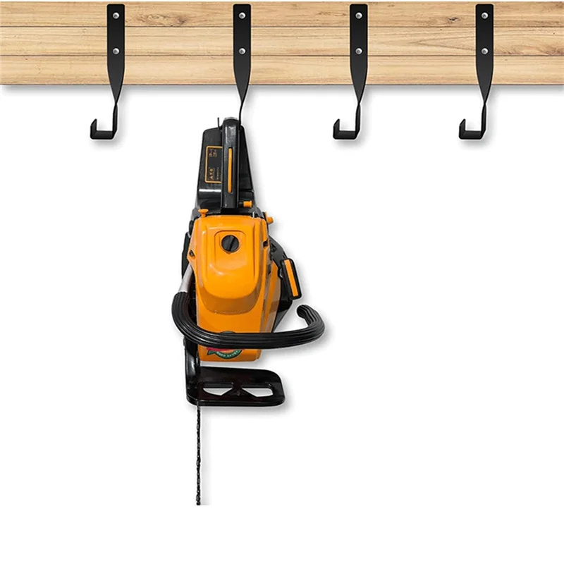 J1UL1N Chainsaw Wall Mount Holder Backpack Blower Rack Accessories For Garage Wall,Weed Eater String Trimmer Hanger