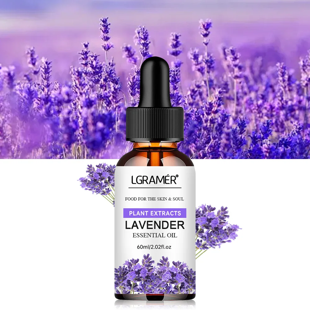 Pure Natural Lavender Essential Oil Facial Body Skin Care Essential Oil Moisturizing Nourishing Massage Plant Essential Oil