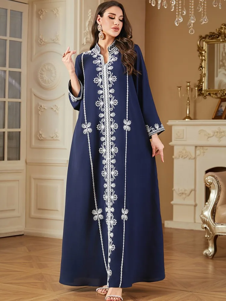 

Абая для женщин Дубай Роскошное африканское мусульманское модное платье Кафтан Марокканские вечерние платья Boubou Robe Djellaba Femme