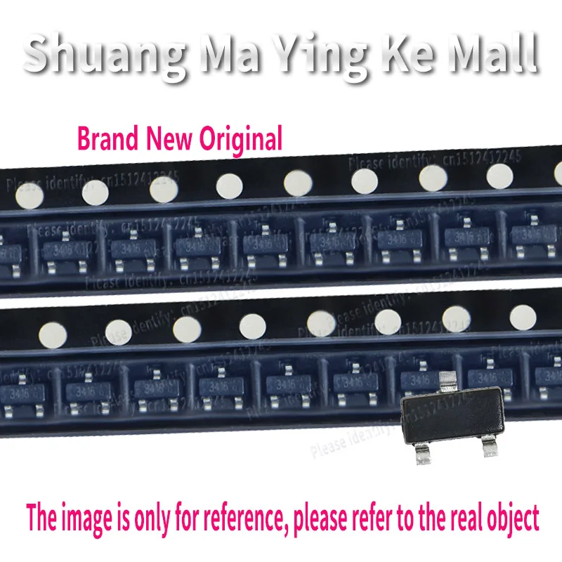 10PCS NCE3416 3416 MARK:3416* SOT23 N-Channel 6.5A 20V Enhancement Mode Power MOSFET CHIP New Original