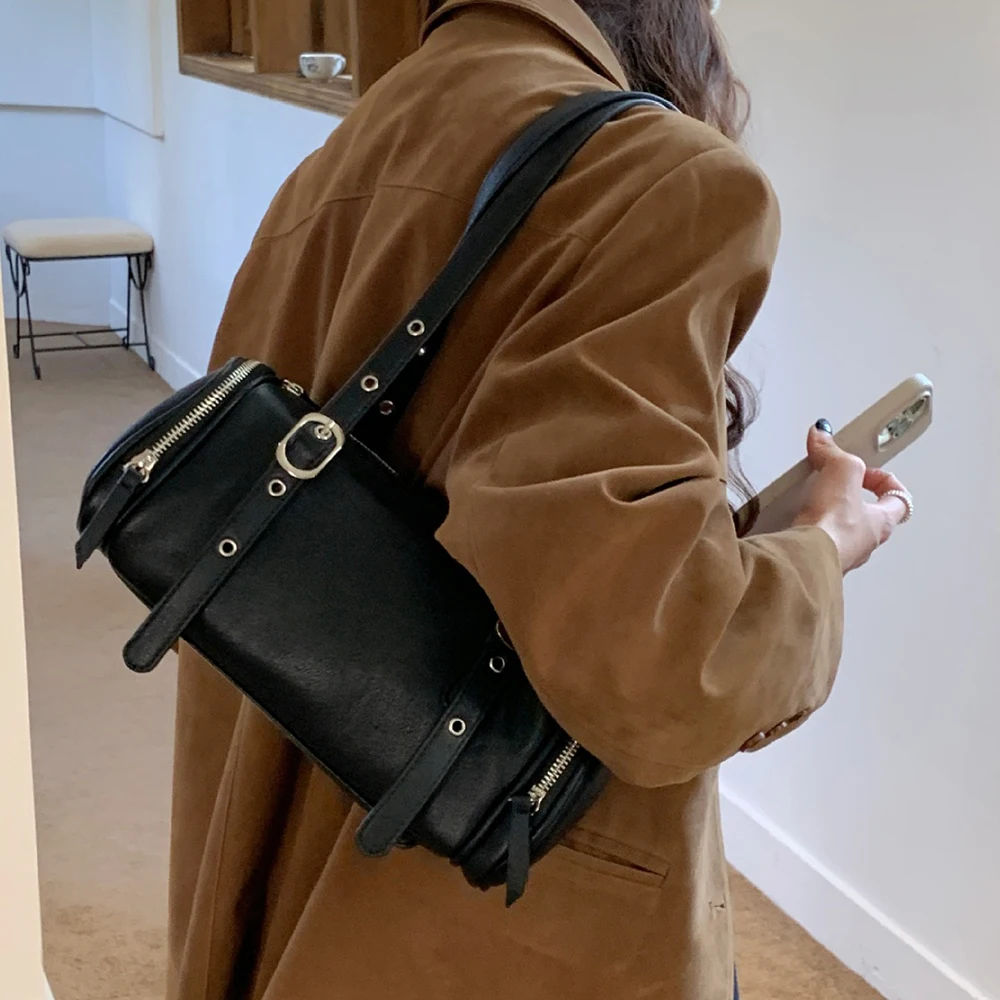 

Модная бочкообразная сумка на плечо из искусственной кожи, сумки для подмышек для женщин, сумки и кошельки, роскошные дизайнерские сумки, новая сумка-шоппер