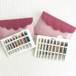 New Knitpro Dreamz Deluxe Interchangeable Needle Sets(13cm&10cm) Set of 9 pairs of Interchangeable Tips