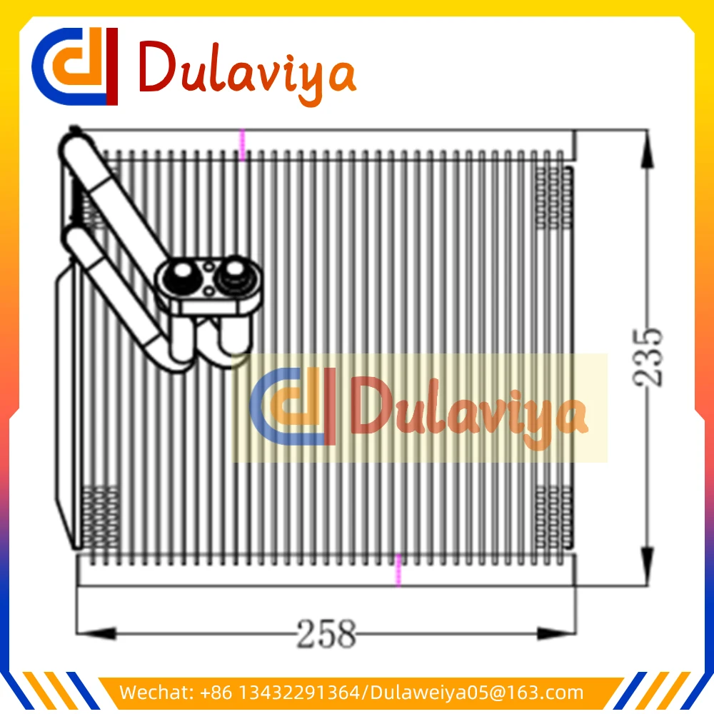 AC Evaporator Core For Toyota Yaris 2019-2020 Mazda CX-3 2016-2022 88501WB001 88501WB002 EV 940161PFC DD2F61J10A 2734122 590633