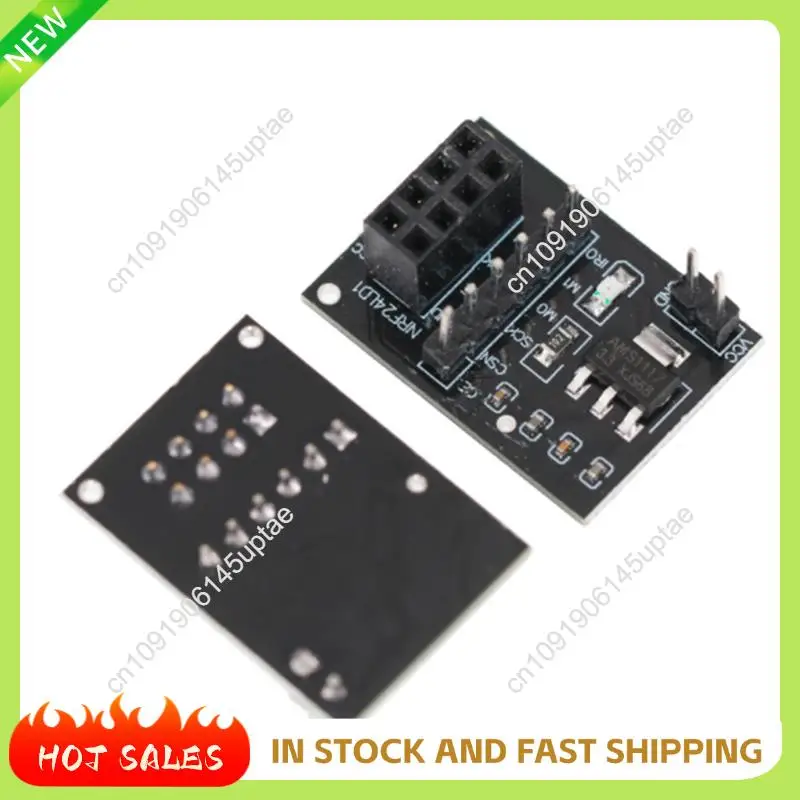 

N88R 12 шт. NRF24L01 + PA + LNA беспроводной модуль с антенной 1100 метров на большие расстояния с адаптером беспроводного модуля NRF24L01 3,3 В