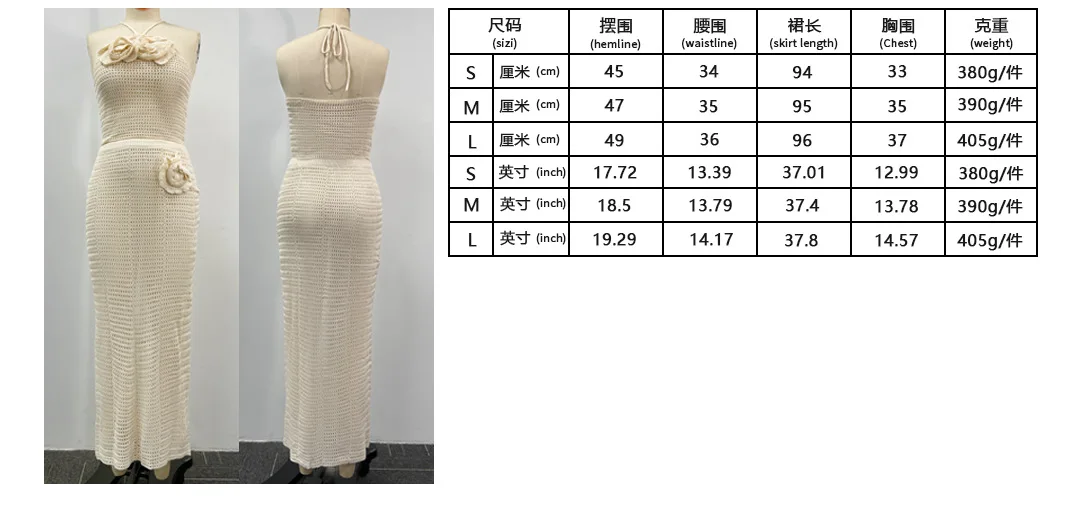 Traje de baño seductor, Bikini de punto de ganchillo, ropa de playa transparente, vestido de playa, traje de baño bohemio para vacaciones para mujer