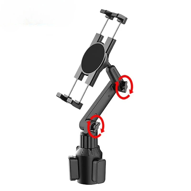 Car Cup Holder Phone Mount Universal Adjustable Angle Car Cradle Cup Tablet Mount for 4-16 inch Mobile Phone Tablet PC GPS