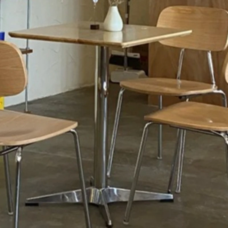 

Водонепроницаемый утолщенный журнальный столик, красочный винтажный обеденный стул художника, пекарня, кондитерская, мебель для кафе, столик Kawowy XY40KFZ