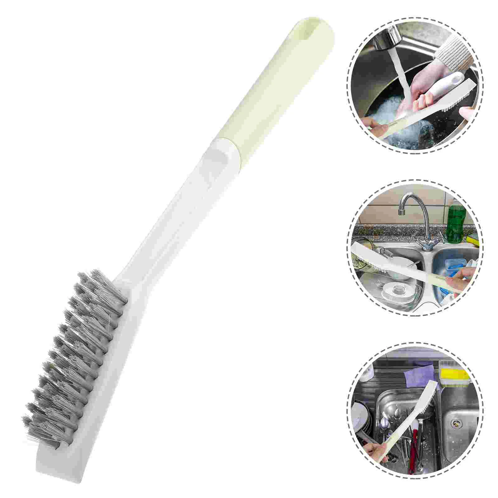 Kitchen Cleaning Brush Gap Grease Household Pot Scrubbers Oven Grill and Fryer Cleaner Gas Stove for